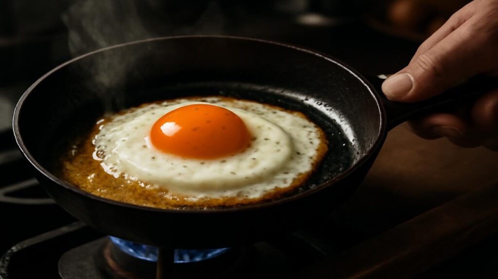 Braten wie Gordon Ramsay: Mit diesem Trick gelingen Spiegeleier immer